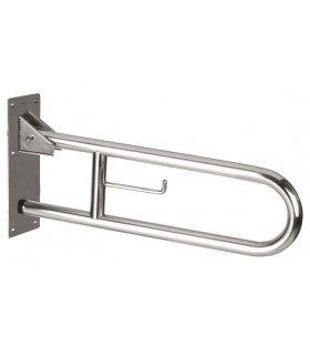 Vertical swing grab bar bright finish
