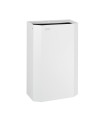 Papelera 12L. abierta acero epoxi blanco