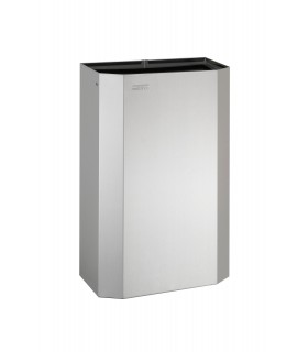 12L Open Satin Steel Trash Can