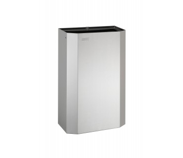 12L Open Satin Steel Trash Can