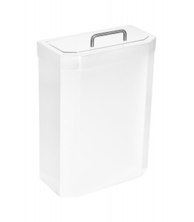 10L feminine hygiene container white finish