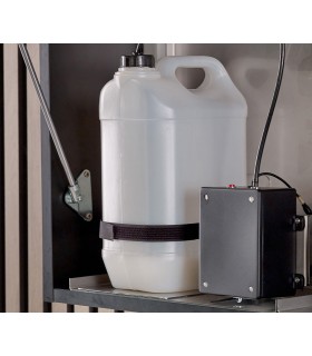 2 Module cabinet: soap + hand dryer