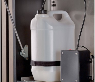 2 Module cabinet: soap + paper towel