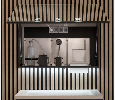3 Module cabinet: wáter + soap + paper towel