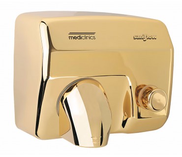 Saniflow push-button hand dryer