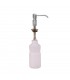 Recessed push-button soap dispenser