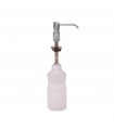 Recessed push-button soap dispenser