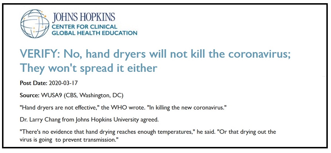 7 reasons that support the use of electric hand dryers in times of Covid-19