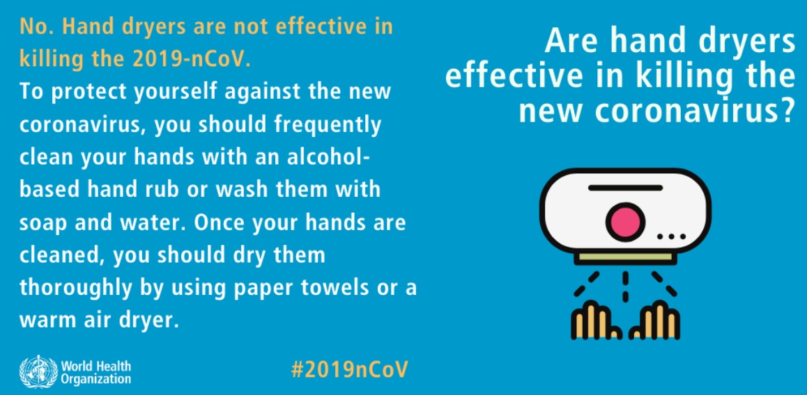 7 reasons that support the use of electric hand dryers in times of Covid-19