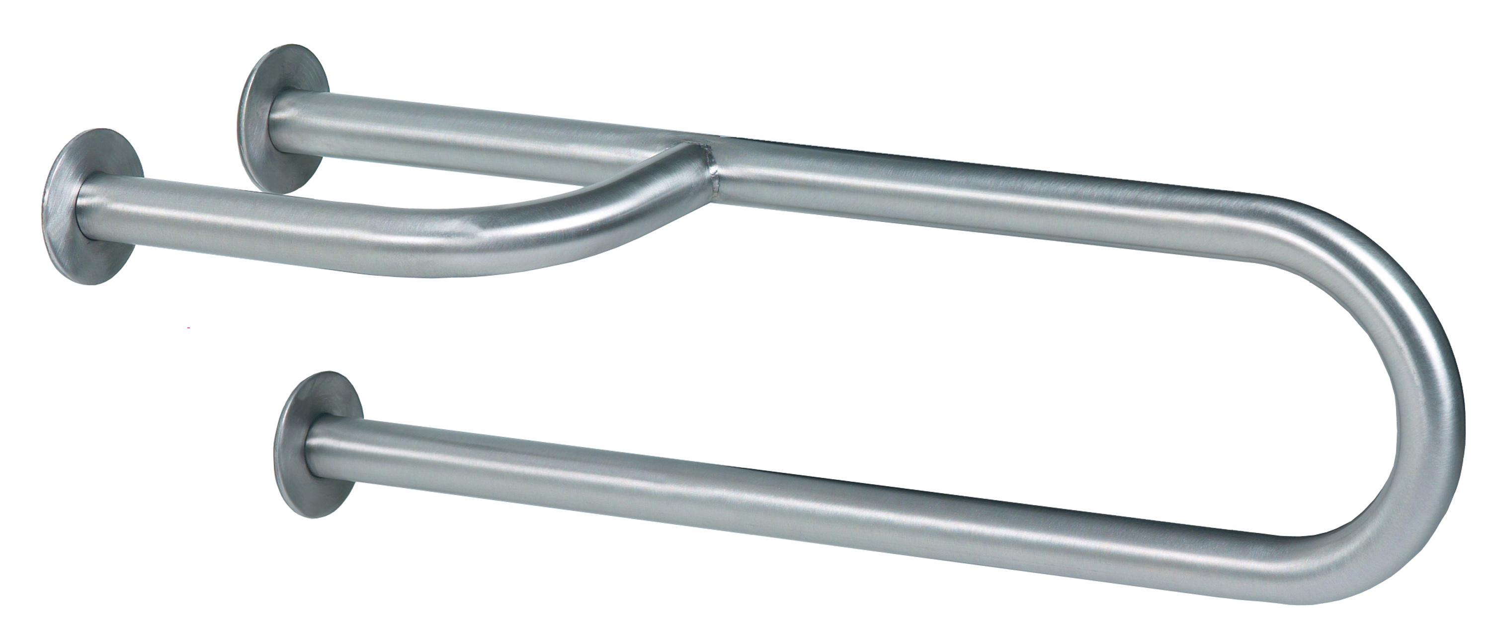 Wall Floor Mounted Grab Bar 3 Anchoring Points