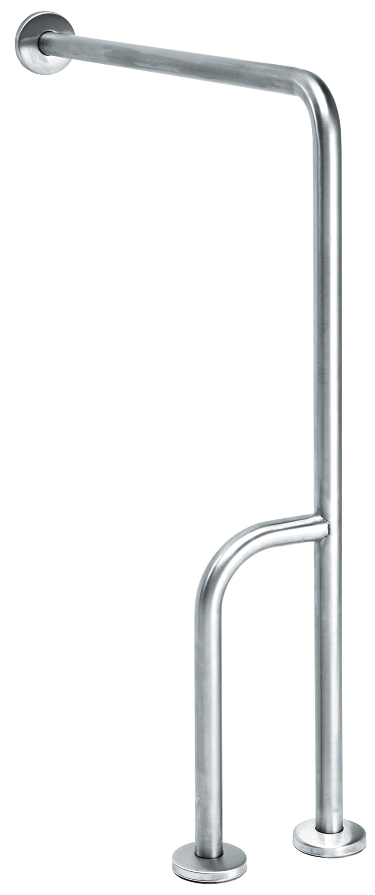 Wall Floor Mounted Grab Bar 3 Anchoring Points