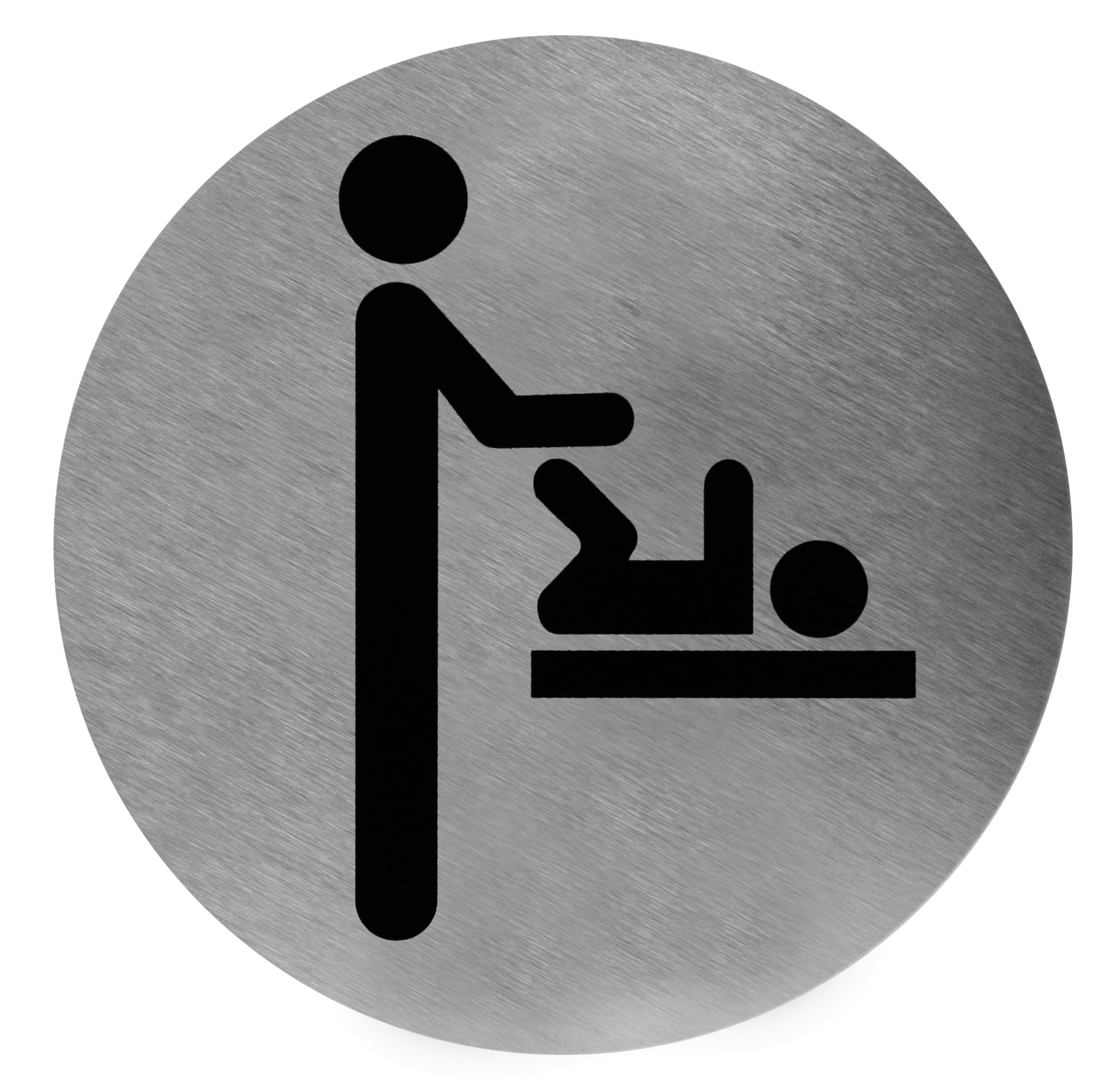 Baby changing facilities toilet sign 