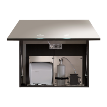 Armario de 2 módulos : Jabón + Secador de manos