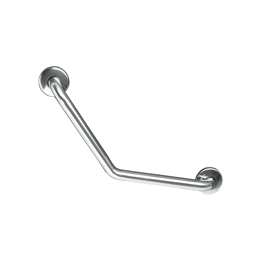 Grab bar with 130º angle