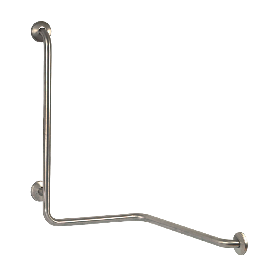 Barra de apoyo con ángulo a 2 paredes y 3 puntos de anclaje