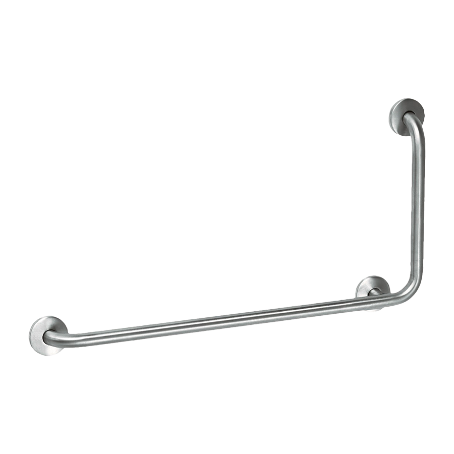 Grab bar with 90º angle