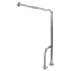 Wall-to-floor grab bar